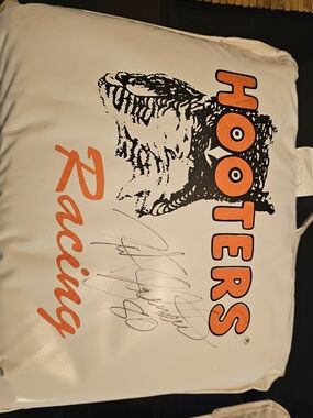 Hooters Racing Signed Logo Seat Cushion - Brett Bodine